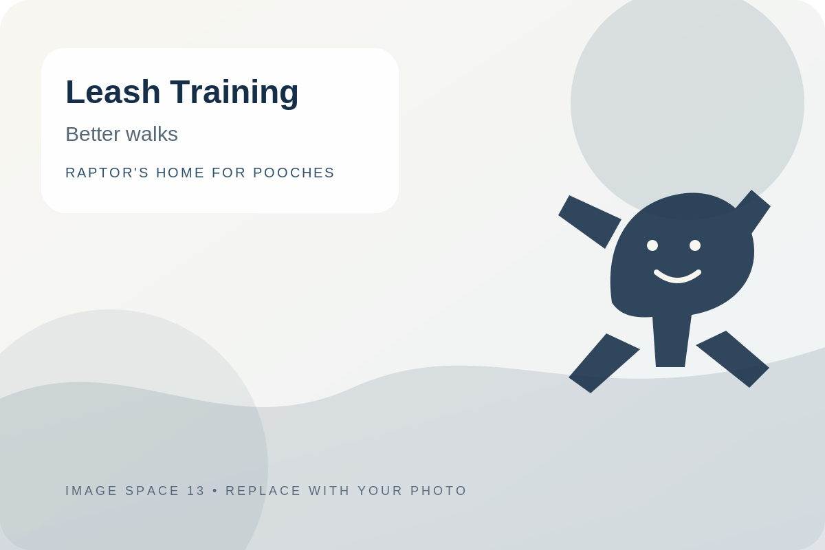 Dog walking image space